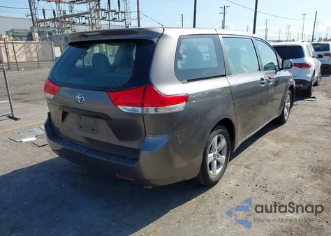 2012 Toyota Sienna Base V6 7 Passenger from USA, damaged, VIN 5TDZK3DC2CS271781